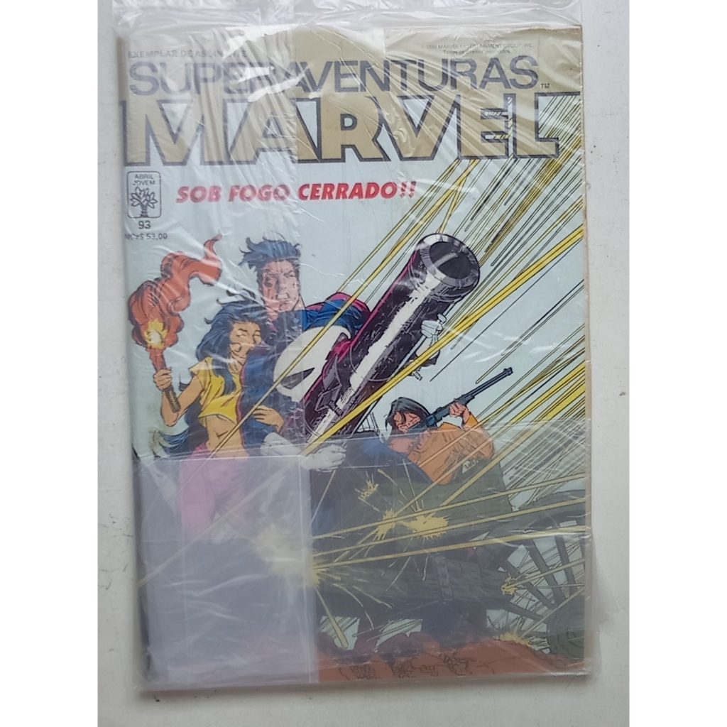 HQ Superaventuras Marvel Nº 93 - Justiceiro - Ed. Abril - 1990