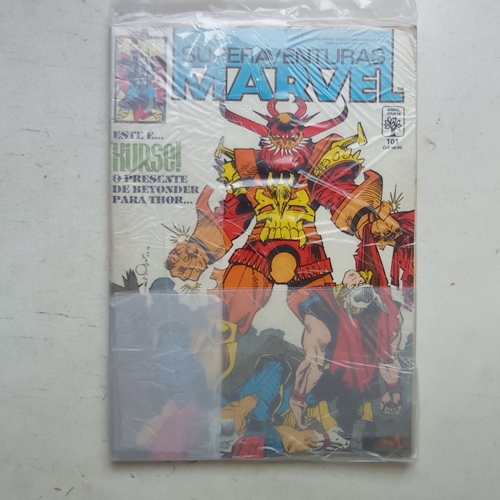 HQ Superaventuras Marvel Nº 101 - Thor - Ed. Abril - 1990