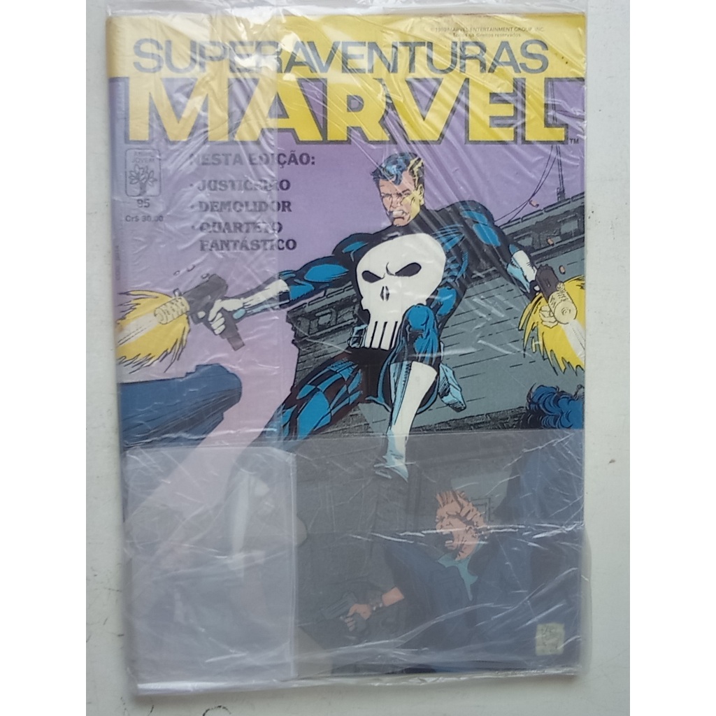 HQ Superaventuras Marvel Nº 95 - Justiceiro - Ed. Abril - 1990