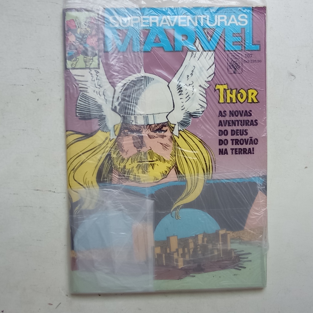 HQ Superaventuras Marvel Nº 107 - Thor - Ed. Abril - 1991
