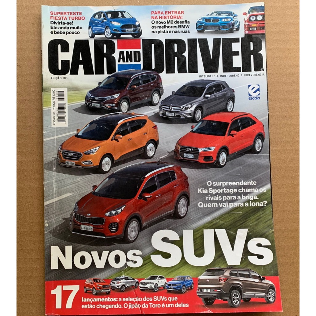 REVISTA CAR AND DRIVER / AL FASSI O PUMA DE MUHAMMAD ALI (BMW M2) RARO
