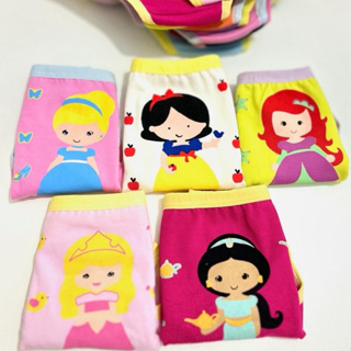 5 Calcinhas infantil de algodão ultra macia e confortável para meninas de 0 a 10 anos em Oferta na Shopee