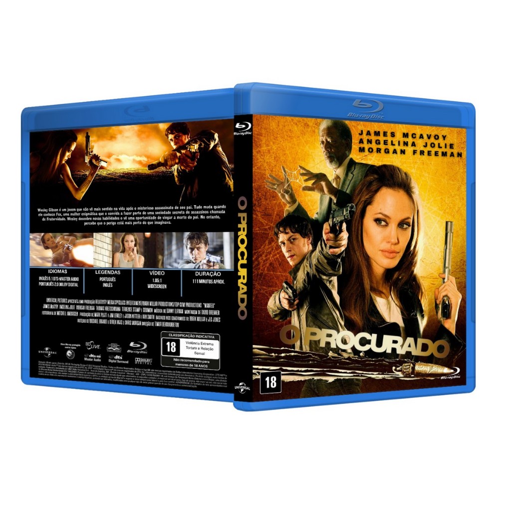 Blu-ray: O Procurado DUB/LEG [PERSONALIZADO]