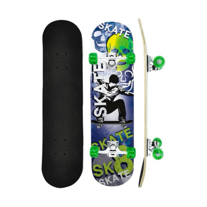Skate Radical Sortido Com Lixa 78x19,5cm World Brinquedos RF2983