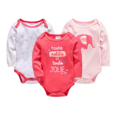 3 pcs um conjunto Kavkas Moda Bebê Meninos Roupas Set Algodão Macio Manga Longa Outono Menino Meninas Bodysuit Recém-n