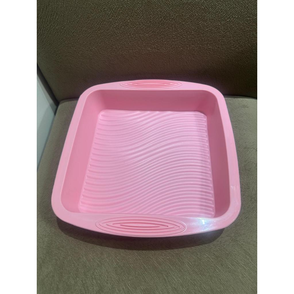 Forma De Silicone Quadrada Assadeira De Bolos e Tortas em Oferta na Shopee