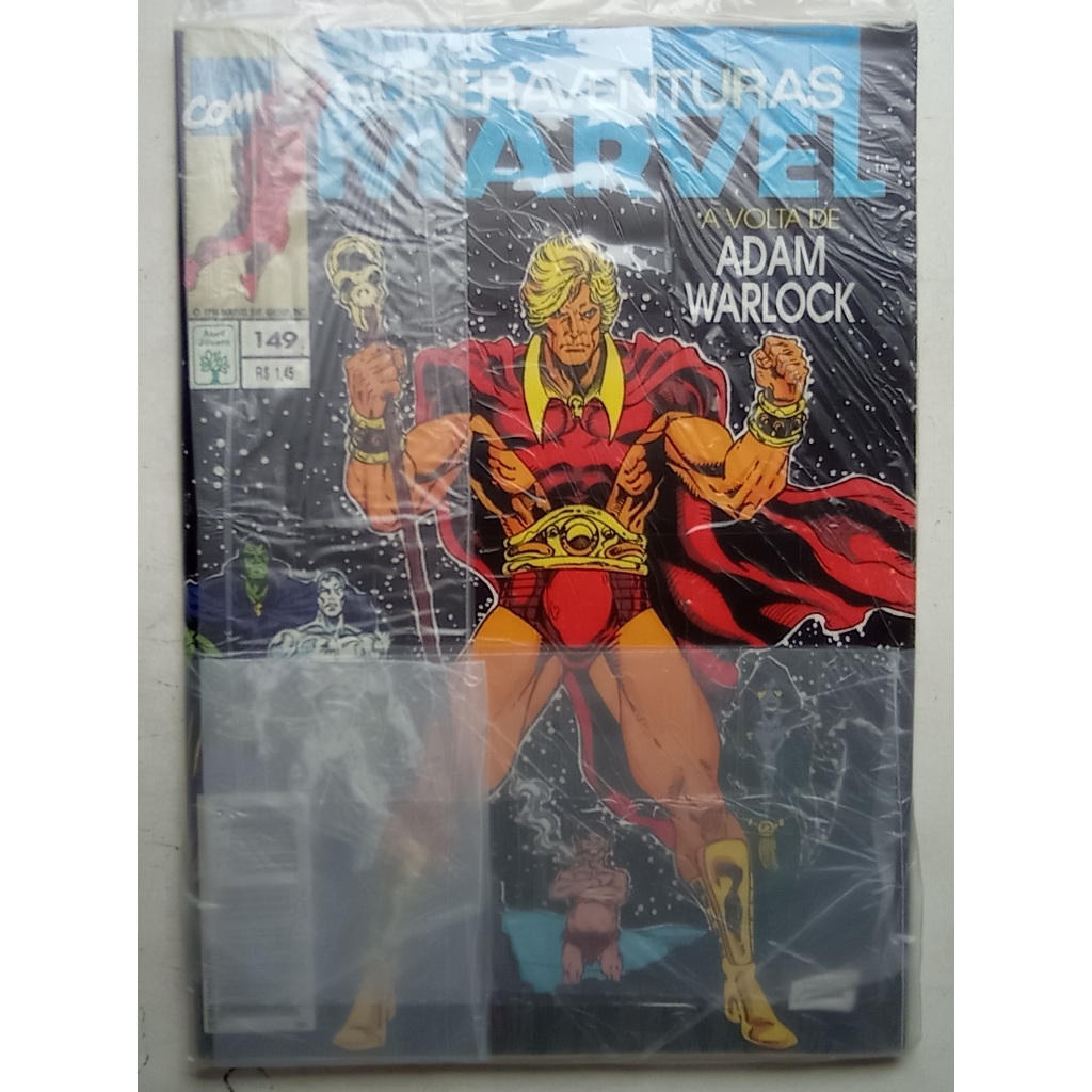 HQ Superaventuras Marvel Nº 149 - Adam Warlock - Ed. Abril - 1994