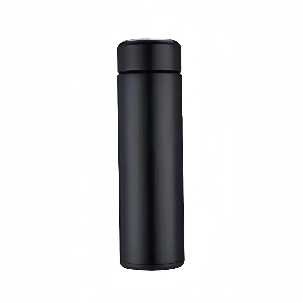 1 Garrafa Térmica 500 Ml Inteligente Inox Termômetro Digital Infusor Led