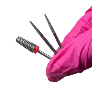 Kit 3 Brocas Tungstênio Diamantada Nail Art Profissional Unha Gel Porcelana Fibra em Oferta na Shopee