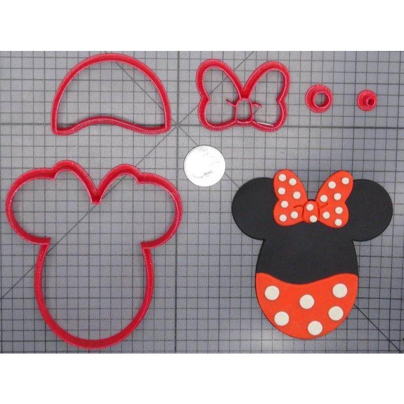 Cortador Para Biscoito e Pasta Americana Páscoa Ovo Disney Minnie 6CM