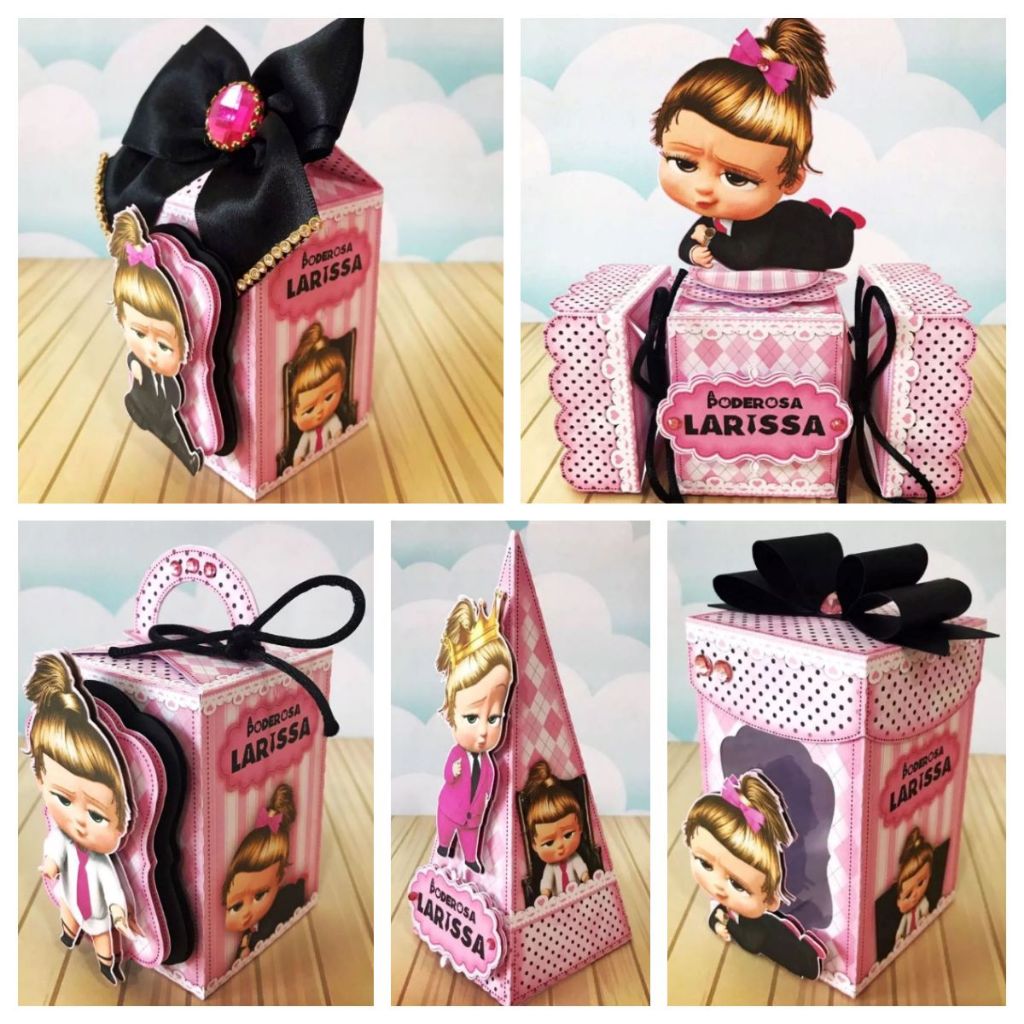 PODEROSA CHEFINHA A PODEROSA CHEFINHA CAIXINHAS COM APLIQUES 3D LEMBRANCINHAS PERSONALIZADAS