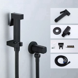 Ducha Higiênica De Banheiro Luxo Quadrada Fosco Preto Núcleo de cobre Yesop aço inoxidável 304 em Oferta na Shopee