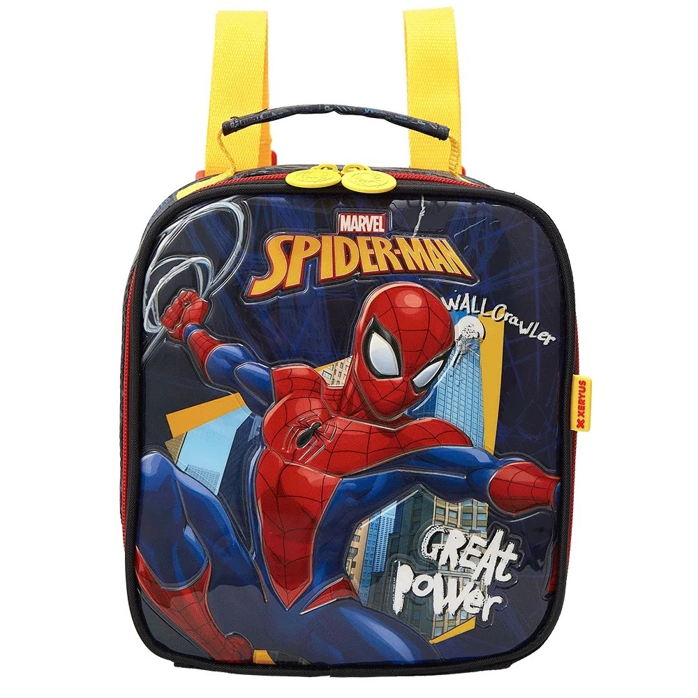 Lancheira Escolar Spider Man Black Basic
