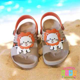 Sandália Papete Infantil Leãozinho Menino Juvenil Leve Confortável Antiderrapante Estiloso em Oferta na Shopee