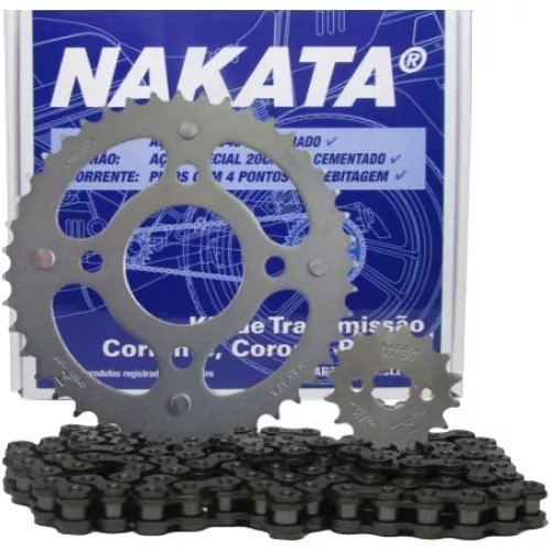 Kit Quite Relação Transmissão Honda Nxr Bros 160 Xre 190 2015 à 2023 Com Retentor Original Nakata