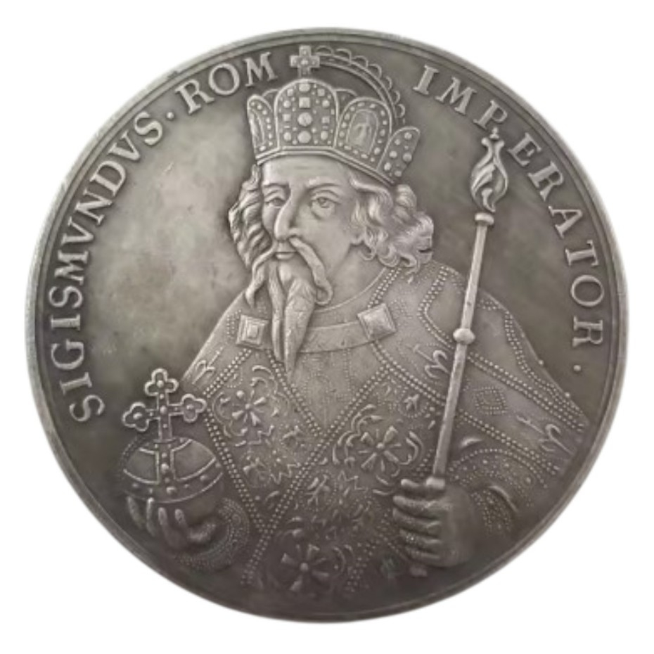 Moeda do Sacro Império Romano-germânico Ano 1433- 45mm Cópia
