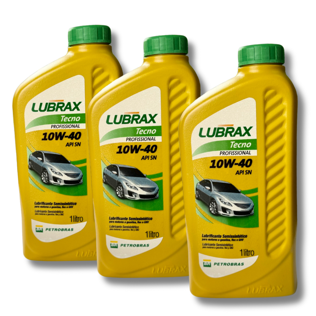 KIT TROCA DE ÓLEO 3 UNI 10W40 SEMISSINTETICO LUBRAX TECNO
