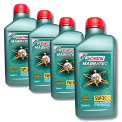 KIT TROCA DE ÓLEO CASTROL SINTÉTICO 5W30 4L (AGILE, CELTA, CLASSIC, COBALT CORSA)