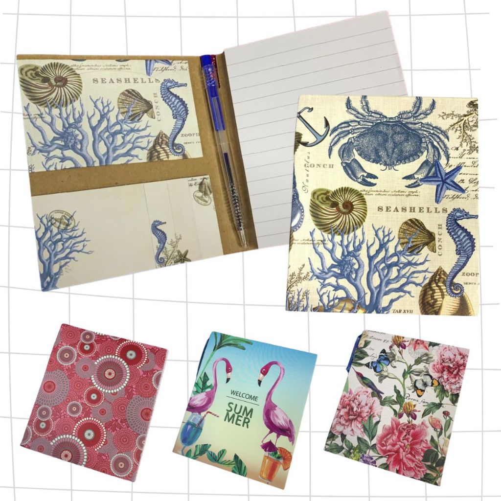 Caderneta de Anotações Bloco de Notas Com Recadinho Post It Caderninho Agenda com Caneta Envelope em Oferta na Shopee