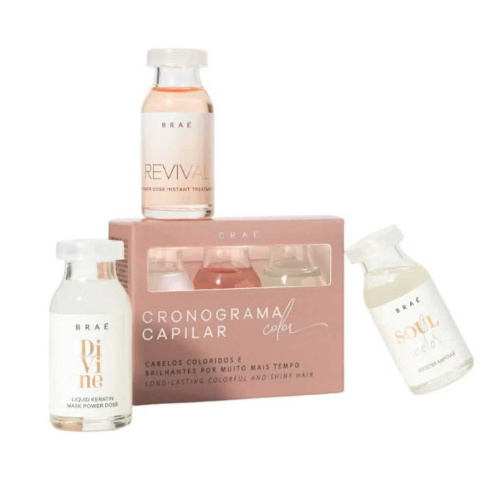 Cronograma Capilar Braé Color Ampolas - 3x13ml
