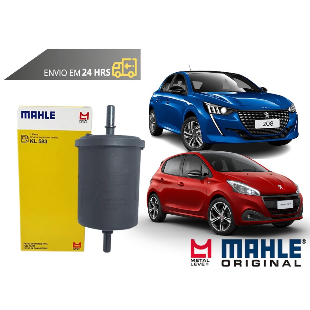 Filtro de Combustivel Peugeot 208 todos de 2013 a 2024 Original Mahle Metal leve em Oferta na Shopee