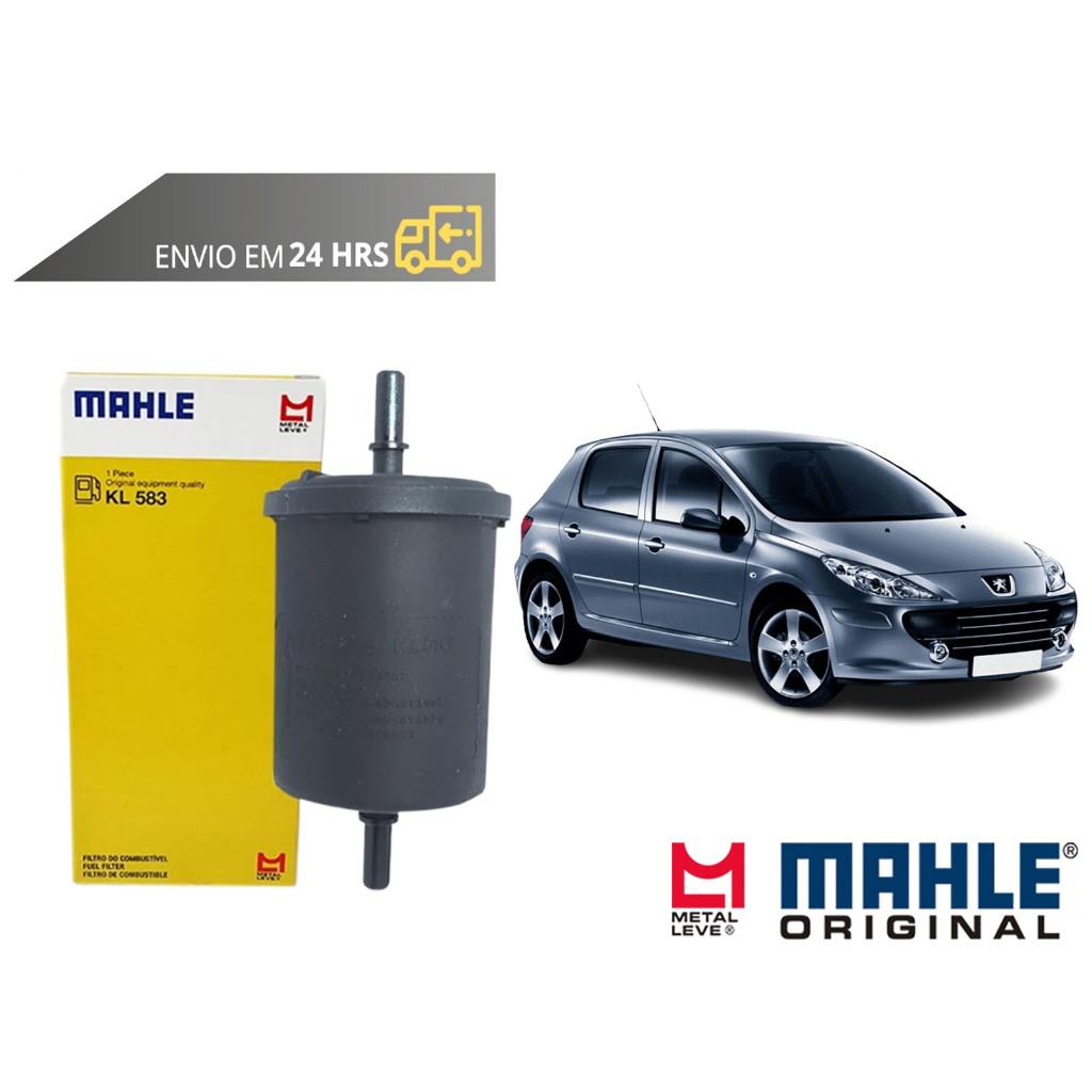 Filtro de Combustível Peugeot 307 todos de 2004 a 2012 Original Mahle Metal Leve em Oferta na Shopee
