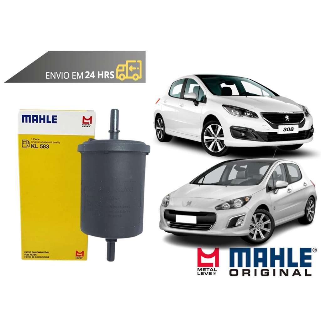 Filtro de Combustível Peugeot 308 todos de 2011 a 2019 Original Mahle Metal Leve em Oferta na Shopee