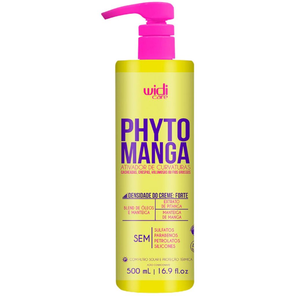 Creme de Pentear Phytomanga Ativador de Curvaturas Efeito Pesado 500ml Widi Care