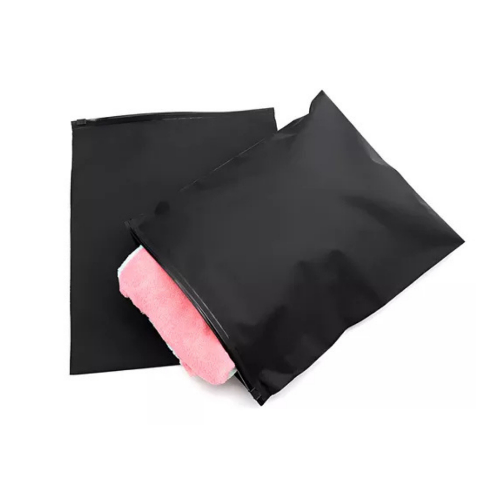 Saco Com Fecho Zip Preto Fosco 20x30cm Para Roupa Alimento 50un em Oferta na Shopee
