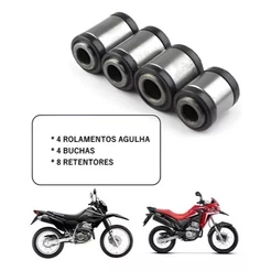 Kit Bucha Pro Link Tornado XRE300 Com Rolamento Agulha e Retentor