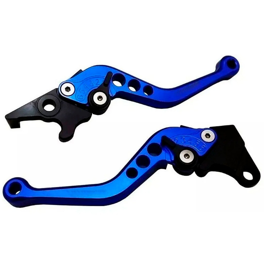 Manete Alumínio Ybr 125 a Disco Fazer 250 Xtz125 Dt200 Lander 250 Tenere 250 com Regulagem Esportivo Par — imagem 2 de 2