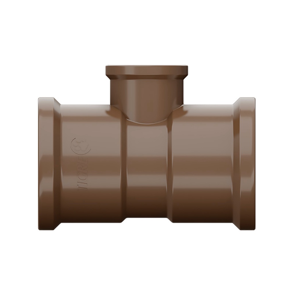 Pacote 5 unid Te PVC Redução Soldável 32mm X 25mm Tigre em Oferta na Shopee