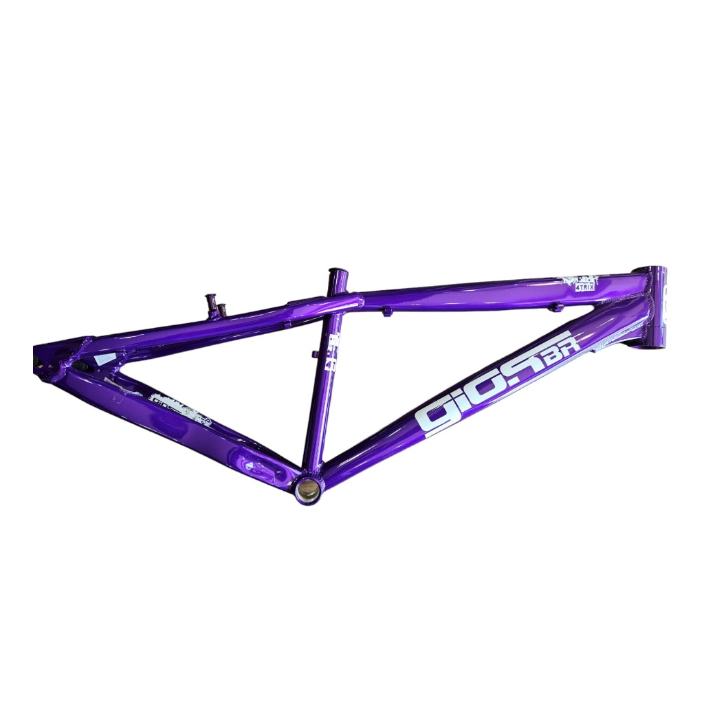 Quadro 4trix Gios Aro 26 Wheeling Bike Grau Roxo Branco