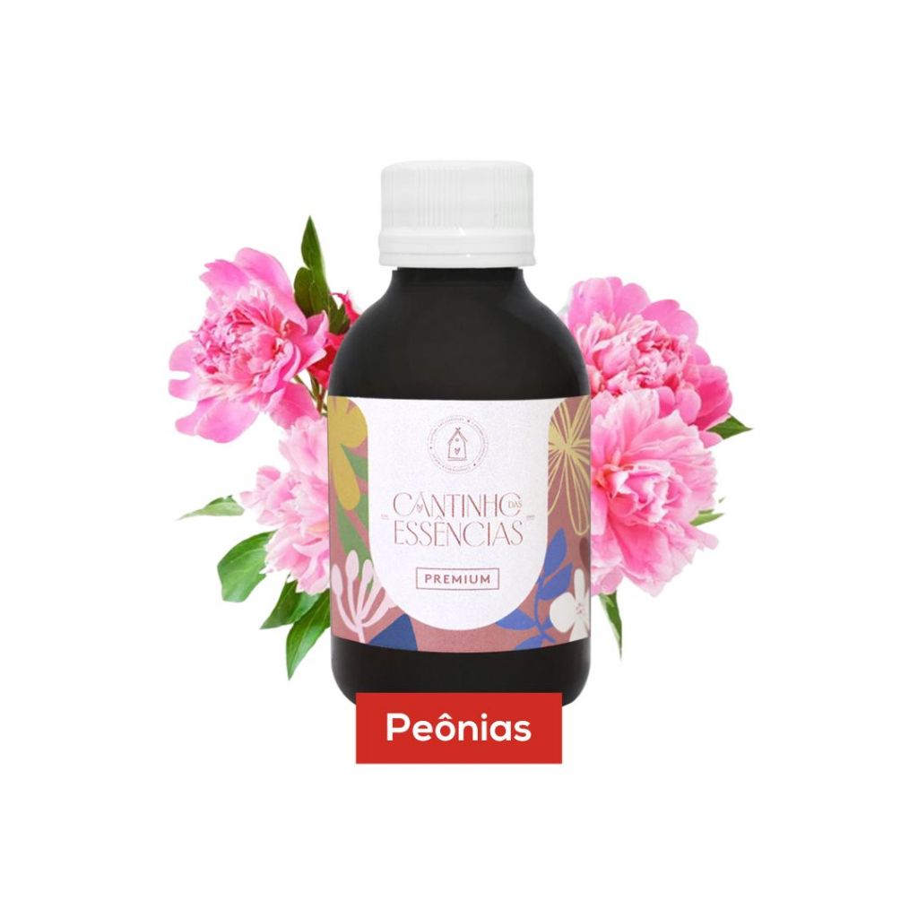 Essência Peônias 100g - Linha Premium. Para Aromatizador de Ambiente, Home Spray, Sabonetes e Cosméticos. em Oferta na Shopee