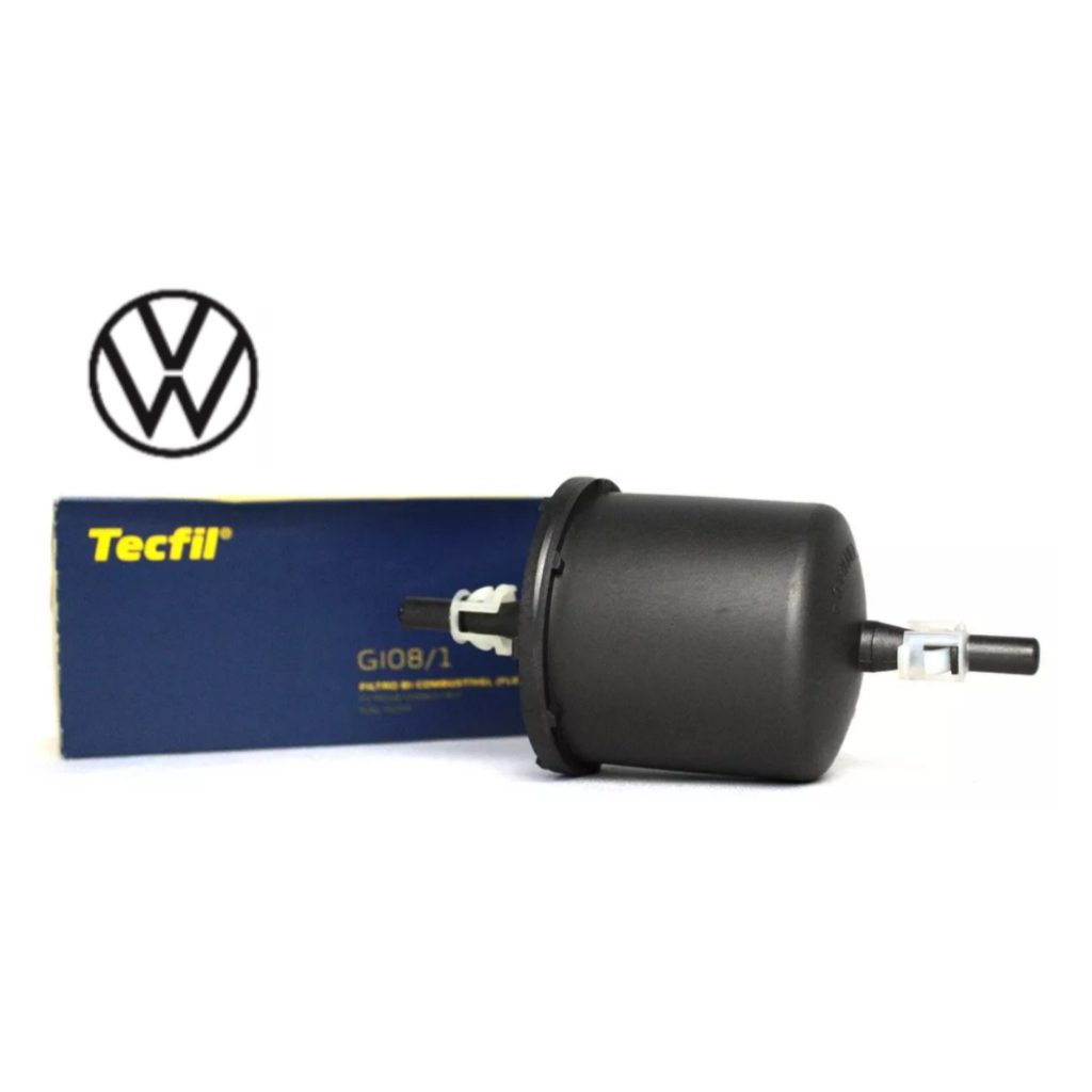 Filtro Combustível Linha Volkswagen CrossFox Fox Gol Saveiro Kombi Parati Spacefox GI08/01 tecfil em Oferta na Shopee