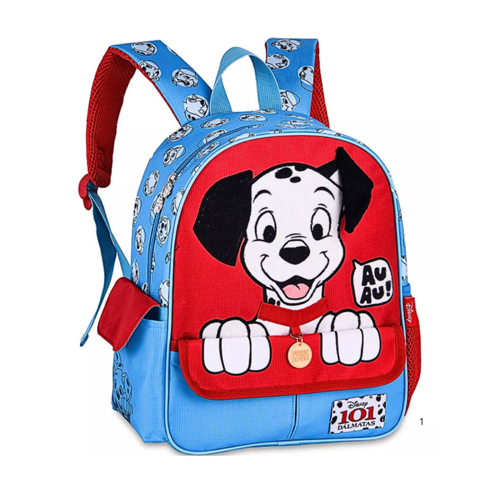 Mochila De Costa 101 Dálmatas Infantil Com Detalhes Disney
