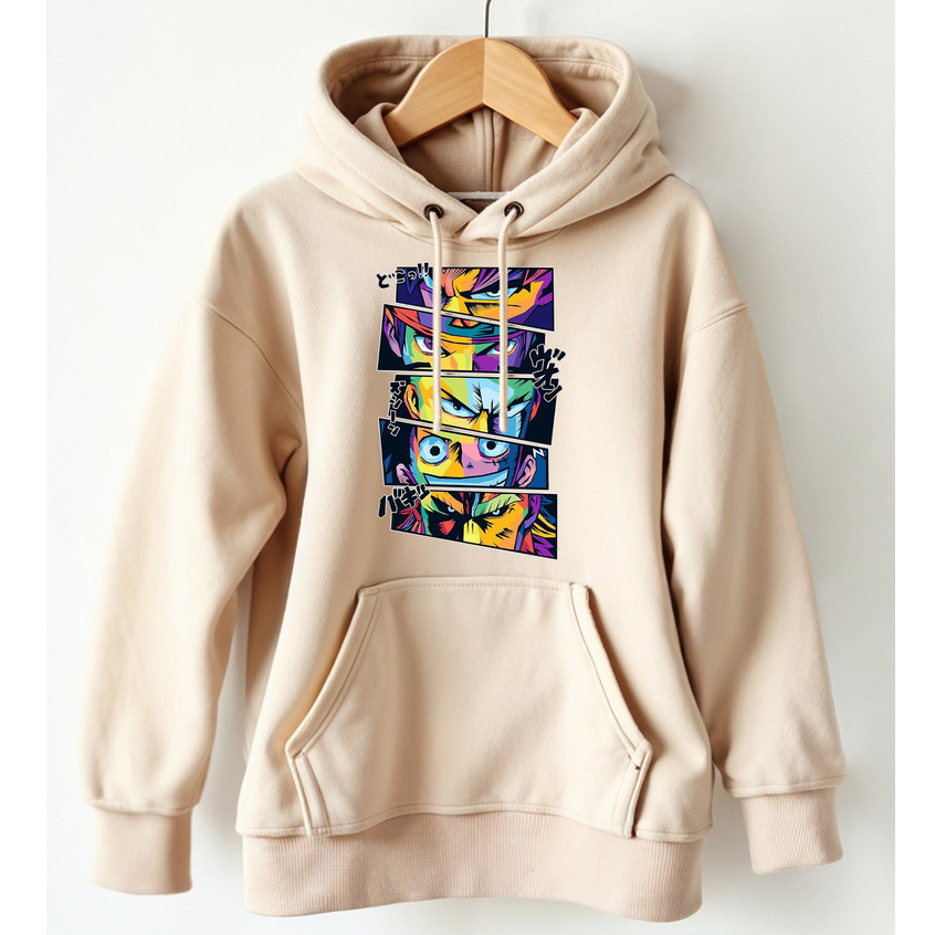 Moletom Canguru Flanelado Estampado Otaku Anime Desenho Moletom Blusa De Frio Com Capuz Premium
