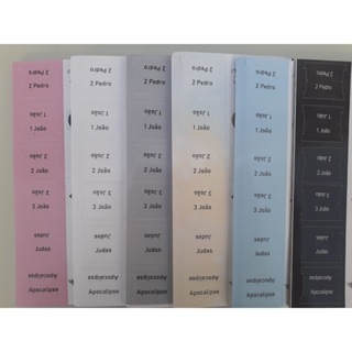 Abas adesivas para bíblia | Abas para Bíblia  Evangélica | Índice para Bíblia | Etiqueta para Bíblia | Letra Bastão em Oferta na Shopee