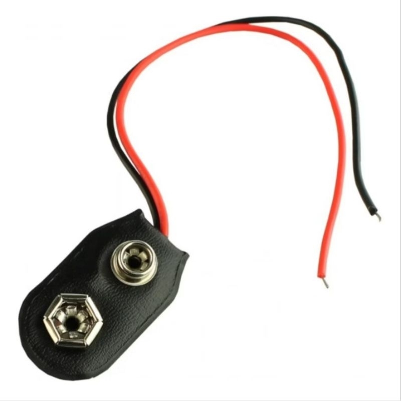 Conector Clip Para Bateria 9V Com Rabicho