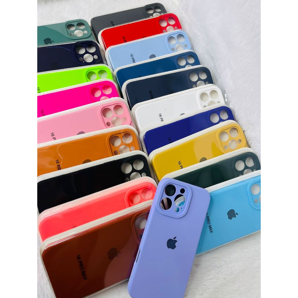 CAPA CAPINHA CASE PARA IPHONE 16 PRO MAX A SILICONE INTERIOR AVELUDADA COM CÂMERA FECHADA......
