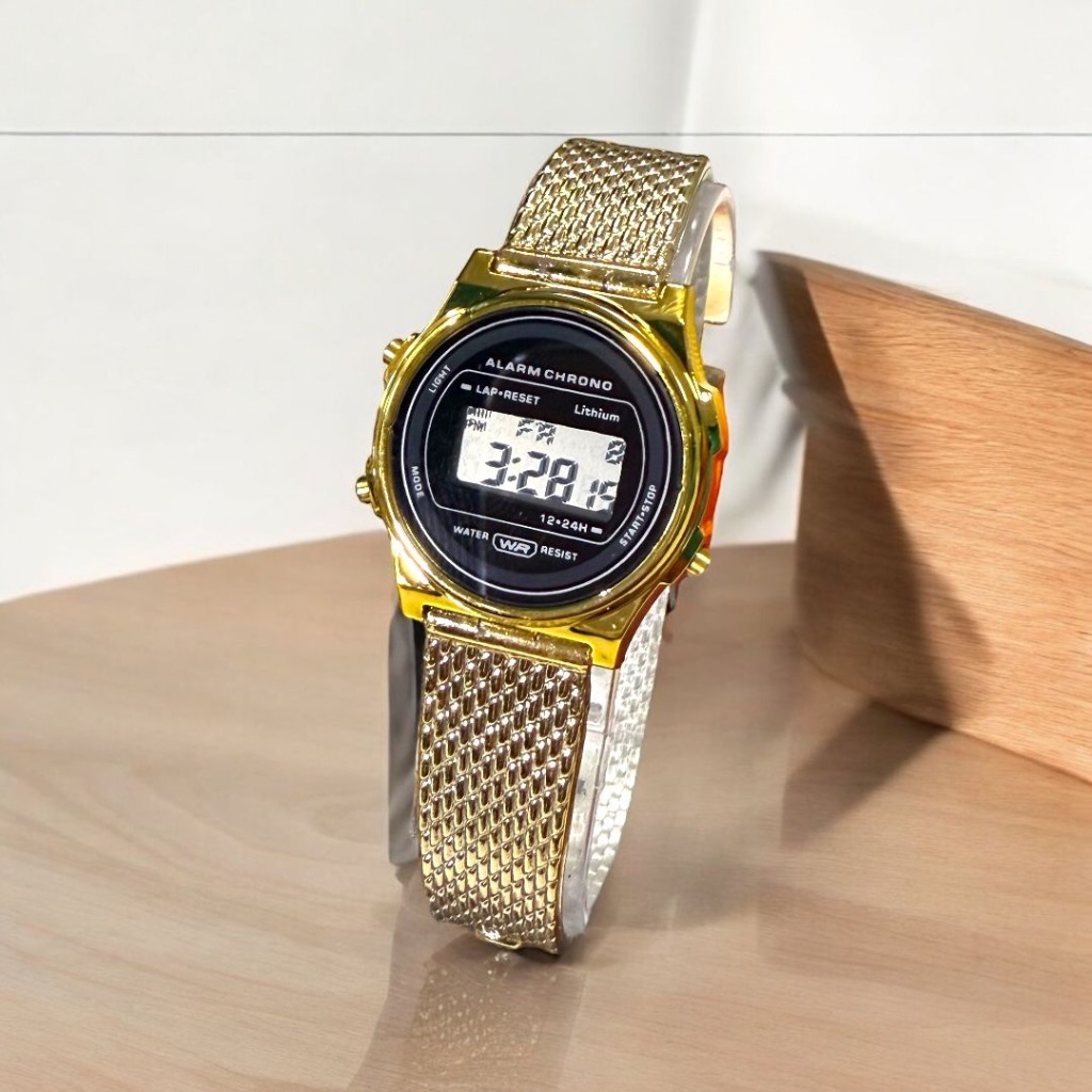 Relógio Feminino REDONDO RESINA MINI Digital Led Eletronico  presente para mulher