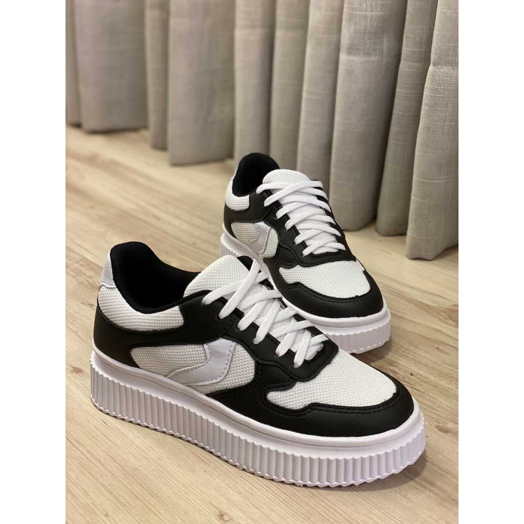 Tênis Feminino Esportivo Casual Ideal Para Academia Caminhada Confortável Promoção Sneaker
