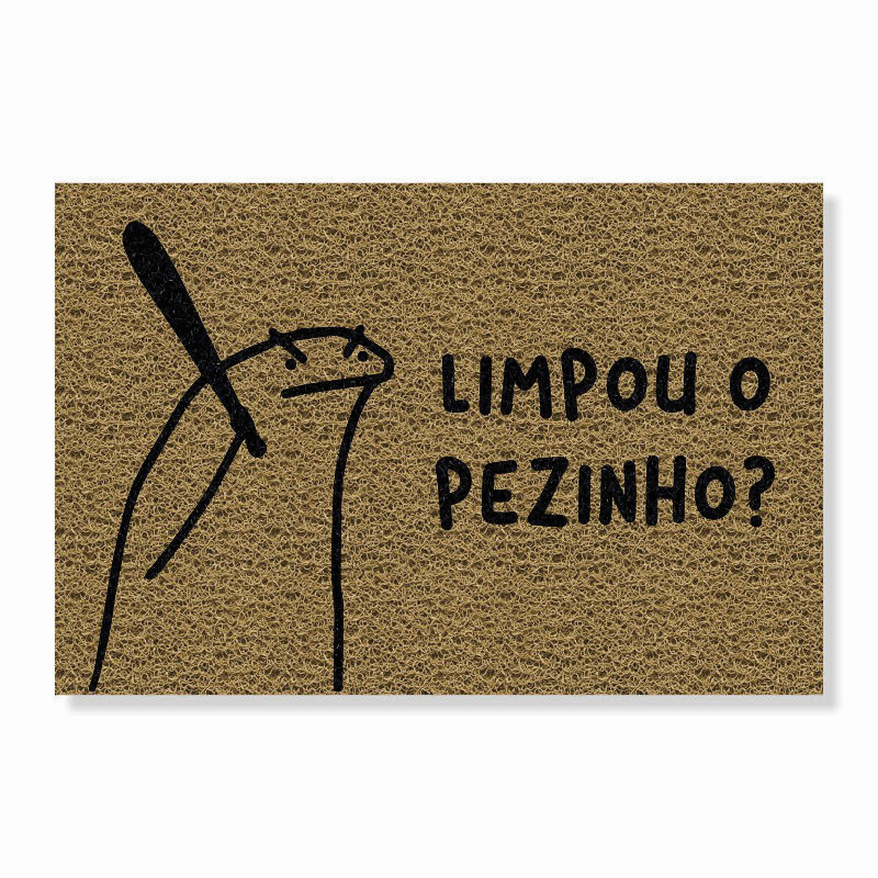 Tapete Capacho FLORK - Limpou o pezinho ?