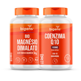 BIGENS KIT COENZIMA Q10 + BIO MAGNESIO BIOGENS em Oferta na Shopee