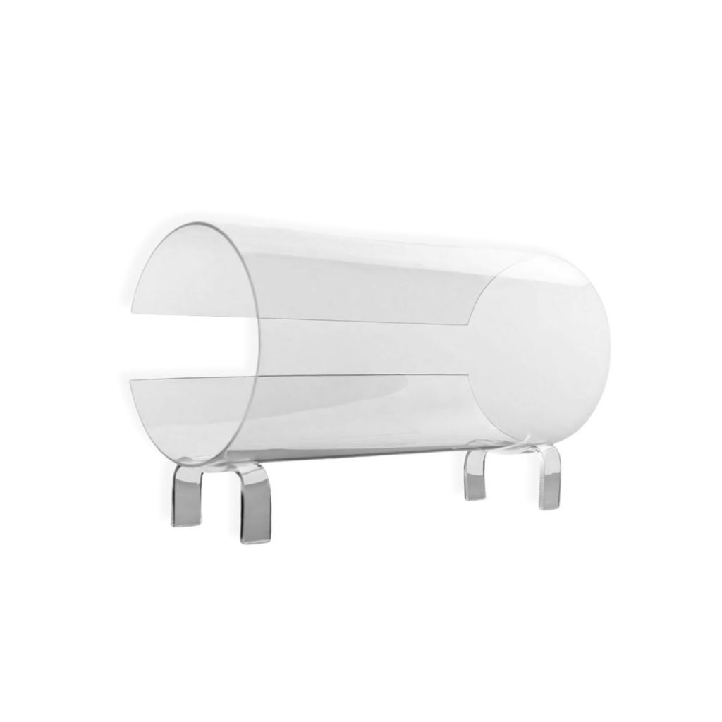 01 Expositor Porta Suporte Mostruario Tiara Arco Grande Acrilico + Brinde