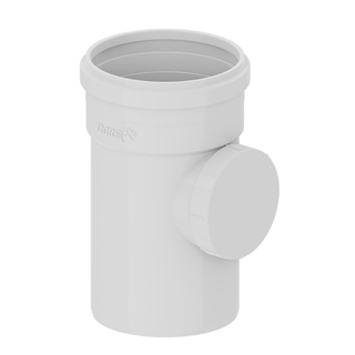 Te De Inspeção PVC Para Tubo Esgoto 100mm X 75mm Tigre em Oferta na Shopee