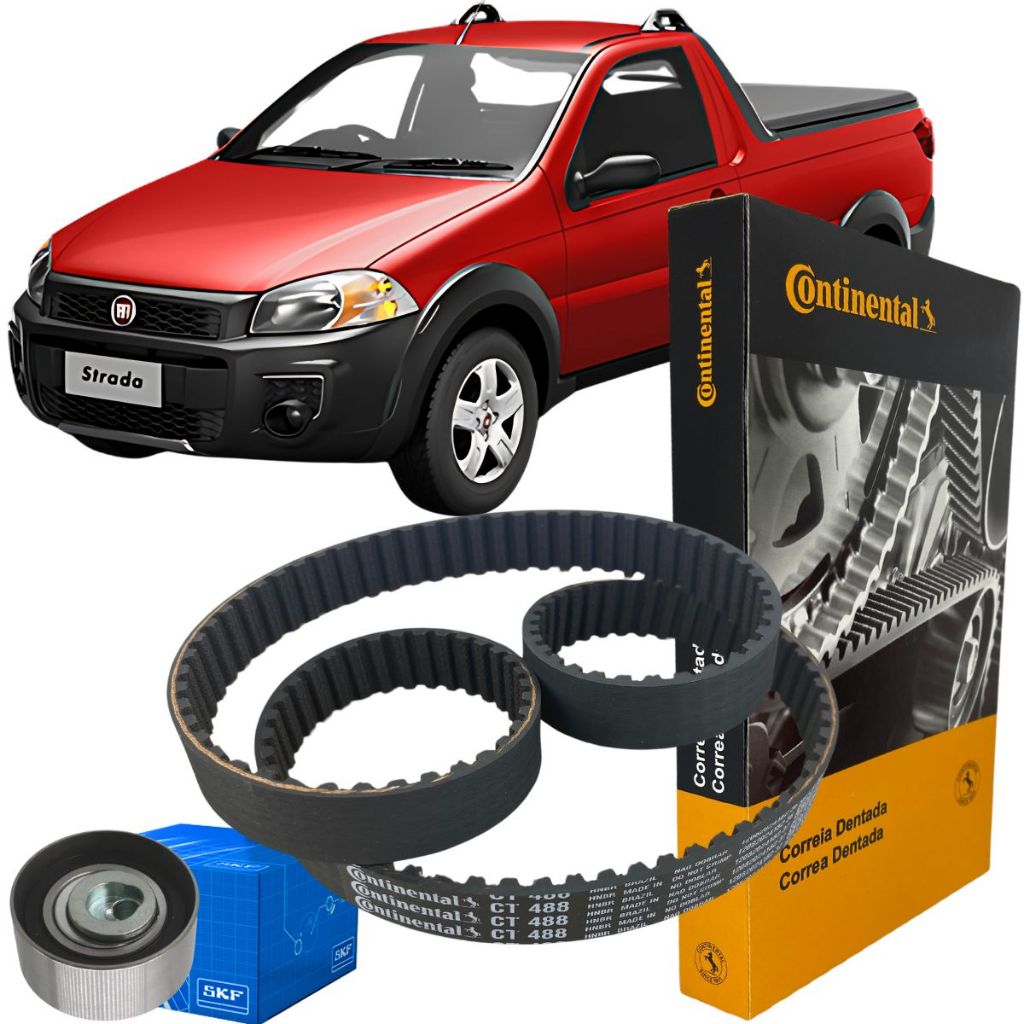 Kit Correia Dentada Tensor Strada Evo 1.4 2015/ Original em Oferta na Shopee
