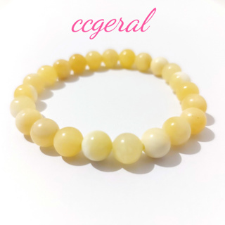 Pulseira De Pedras Naturais Calcita Amarela Bolinha 8MM em Oferta na Shopee