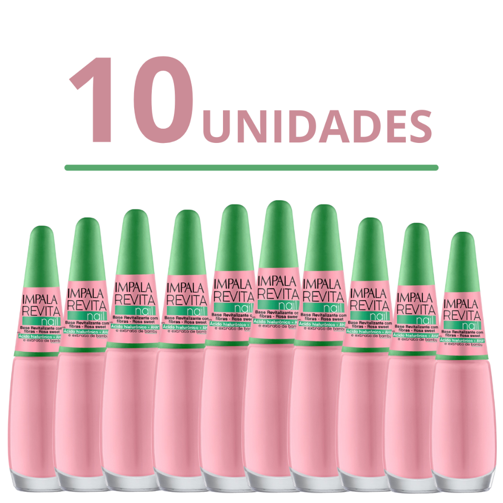Kit Bases Impala Revitalizante Com Fibras Rosa Sweet Hipoalergênico Vegano Tratamento em Oferta na Shopee