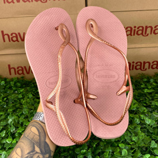 Chinelo Havaianas Luna Original Feminina Sandália Rasteira Casual Mulher Conforto em Oferta na Shopee